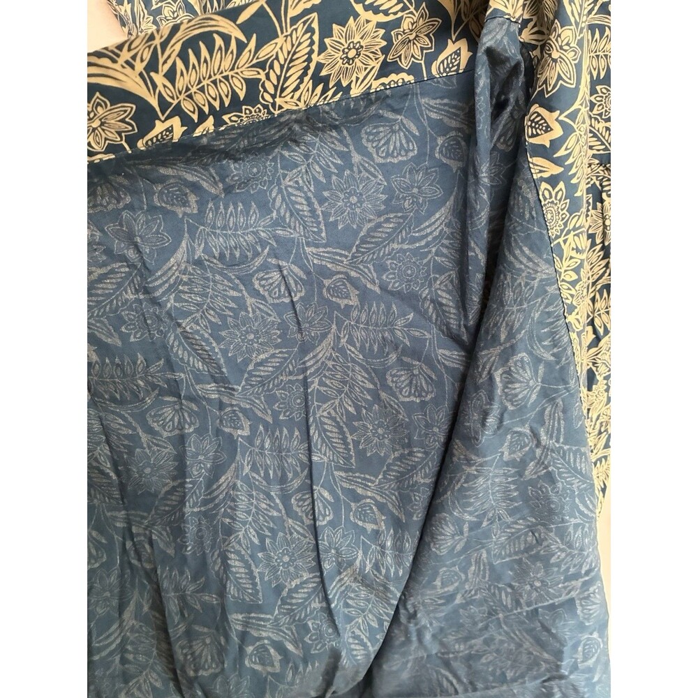 Dip Women’s XL Blue Floral Tier Maxi Dress Sleeveless Strap Dress Summer/Spring - Picture 6 of 7
